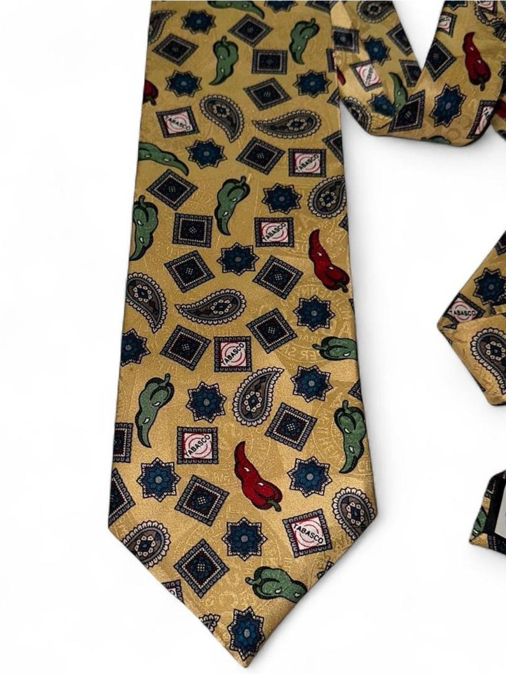 Louisiana Tobasco Hot Sauce Silk Tie